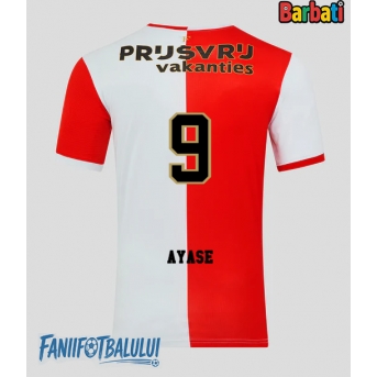 Feyenoord Ayase Ueda #9 Tricou Fotbal Replică 2025-26 Barbati Acasa